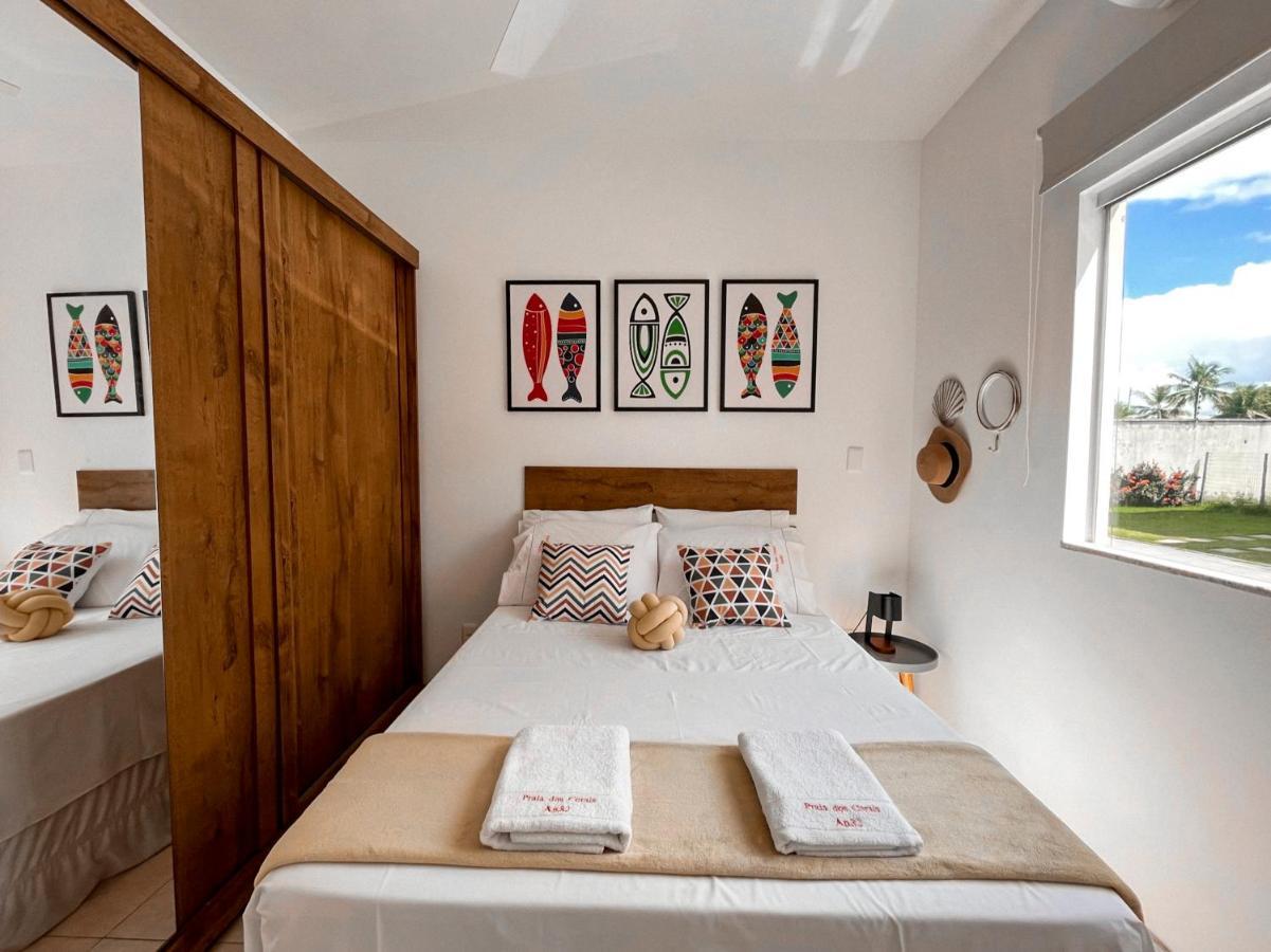 Promocao No Pedacinho Do Paraiso - Cond Praia Dos Corais - 200M Praias C Vermelha E Muta, Prox Cabana Dos Corais - Apto Terreo, 2 Quartos Com Ar-Condicionado, Area Gourmet Com Churrasqueira, Cozinha Completa, Wi-Fi 200 Mbps Appartement Porto Seguro Buitenkant foto